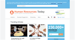 Desktop Screenshot of humanresourcestoday.com